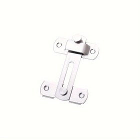 Resim Ev Güvenliği İçin 1 Adet Paslanmaz Çelik Kapı Kilidi, 90 Derece Açılı Kilit, Pet Kapısı, Sürgülü Kapılar İçin Mini Civata, 36mm Delik Aralığıyla Metal Donanım 