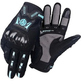 Resim Scoyco Mc20w Carbon Dokunmatik Yazlık Motosiklet Eldiveni 