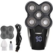 Resim Geeksen Razor Erkekler Tüm Vücut Yıkama Elektrikli Tıraş Makinesi Baş Tıraş Makinesi Seti Renkli 
