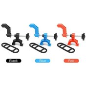 Resim Novahub 32g Ağırlıkla Siyah/mavi/kırmızı Plastik Bisiklet Jant Düzeltme Standı, Lastik Bant Dahil 