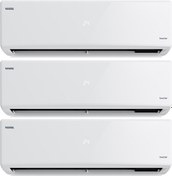Resim Vestel Flora Doğa 1 Dış + 3 İç Ünite (9+9+12) Duvar Tipi Multi Inverter Plus Klima 