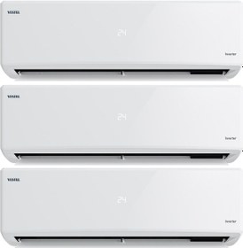 Resim Vestel Flora Doğa 1 Dış + 3 İç Ünite (9+9+12) Duvar Tipi Multi Inverter Plus Klima 