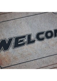 Resim Welcome Yazılı Kaliteli Kauçuk Kapı Önü Paspas 