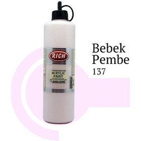 Resim Rich Master Akrilik Boya 500 Cc. 137 Bebek Pembe 