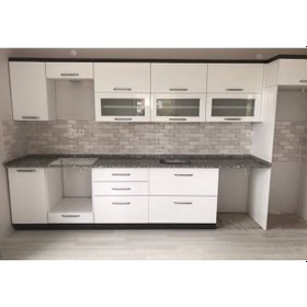 Resim Rmr Dlgr 360 Cm Mutfak Dolabı Suntalam+Mdflam+ Hıghgloss 