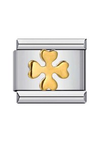 Resim Gemosa Altın Desenli 9mm Paslanmaz Çelik Bilezik - Dıy Takı Yapımı İçin Kadın Erkek Mor 