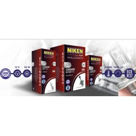Resim Özgürce Niken H4 60W/55W Uzun-Kısa Halojen Ampul, 1 Adet 