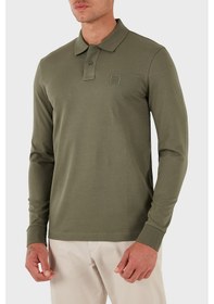 Resim Boss Erkek Polo Yaka Sweat 50507704 342 Haki Haki 