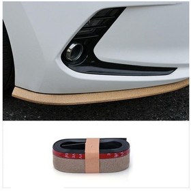 Resim Araba Yıldızlı Gökyüzü Parlak Yumuşak Kauçuk Ön Bar Yan Çarpışma Önleyici Şerit Altın 