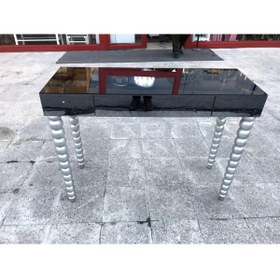 Resim Evim-E Aksesuar Elma Dresuar 110 Cm Ahşap Boyalı Aynalı Gümüş 