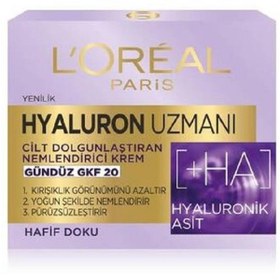 Resim L'Oreal Paris Hyaluron Uzmanı Nemlendirici Gündüz Kremi 50 ml 