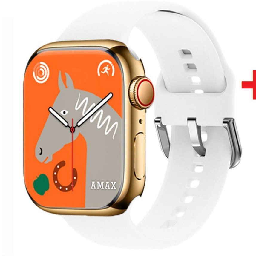 AMAX 9 Pro Watch 2023 Akıllı Kol Saati Bileklik Nfc 49mm Ip67 Su