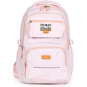 Resim Kompakt Tasarımlı Kadın Okul Ve Günlük Sırt Çantası - Pembe Pembe 