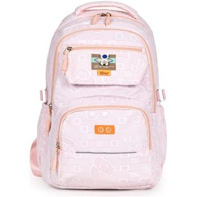 Resim Kompakt Tasarımlı Kadın Okul Ve Günlük Sırt Çantası - Pembe Pembe 