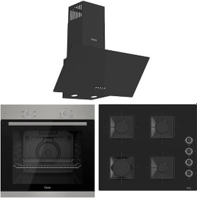 Resim Ferre XE61MPL - SS205 - D086 4 Prog. Mekanik Statik Xl Ankastre Set 