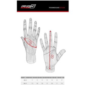 Resim Five Gloves Fıve Gloves Sport Cıty Motosiklet Eldiveni Siyah 