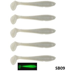 Resim Fujin Round Bait 7cm 3gr Silikon Balık 5 Adet Sb09 