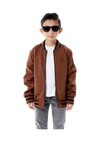 Resim Benitto Kids Erkek Çocuk Kapüşonlu Çift Taraflı Mevsimlik Yağmurluk 51364 Kahve 