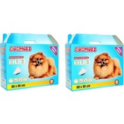 Resim Dogmozz Premium Yapışkan Bantlı Köpek Tuvalet Çiş Eğitim Pedi 2 x 30'lu 60 x 90 CM 