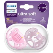 Resim Philips Avent Ultra Soft Emzik Kız 6-18 ay 
