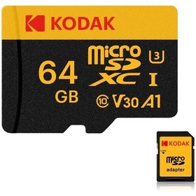 Resim 100% Kodak Microsd Kart 64 Gb 32 Gb Cl10 Hafıza Kartı C10 Memori Tf Kartl 64gb 
