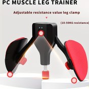 Resim Erkekler & Kadınlar için Ayarlanabilir Kegel Antrenörü - İç Uyluk Egzersiz Cihazı, Fit, Siyah PP Malzeme 