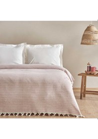 Resim Karaca Home Celia Pembe Çift Kişilik Pike Pembe 