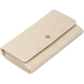 Resim Bej Deri Kadın Cüzdan - S1CB00005787-B19 