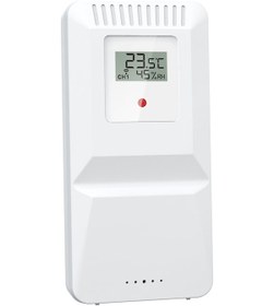 Resim Hfambition Dış Mekan Sıcaklık Nem Sensörü - 5065/5087/5107-2 Wifi Uyumlu, Kablosuz, Pil Yok, Beyaz T37-2 