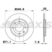 Resim ARKA FREN DISK AYNASI PEUGEOT 205 309 II 1.6I 1.9I 