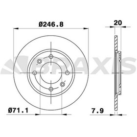 Resim ARKA FREN DISK AYNASI PEUGEOT 205 309 II 1.6I 1.9I 