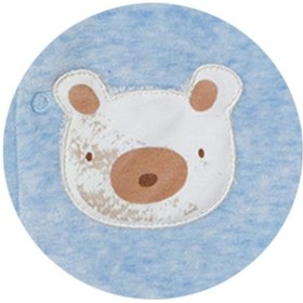 Resim Dear_Enika Andywawa Erkek Bebek Ayıcık Desenli Mavi Kadife Mont Ac22325 