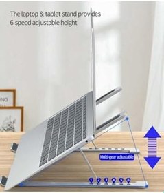 Resim Teknosepetim Apple Macbook Pro Inç Wiwu S400A Laptop Standı Özel Yükseltici Aparat Metal Tasarım, Gri WiwuS400AStand36 