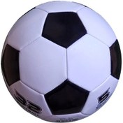 Resim Geeksen Pvc Futbol Topu 3/4/5 Numara, Oyun Ve Egzersiz İçin, Anti-patlak, Orta Ve İlkokul Öğrencileri İçin Siyah - Beyaz 