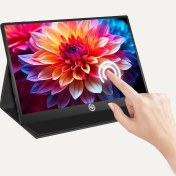 Resim Npo NPM6T 15.6" IPS Fhd 5ms 60Hz Type-C Telefon&oyun Konsolu Uyumlu Dokunmatik Taşınabilir Monitör 