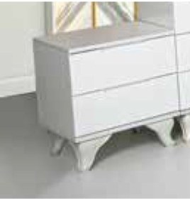 Resim Kdl 2 Çekmeceli Güney Komidin Beyaz 