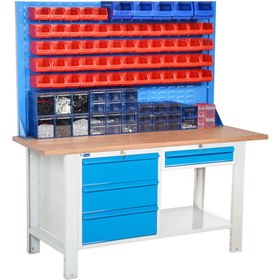 Resim starçelik Atölye Çalışma Tezgahı (1600x720x830-930/1844 mm) 