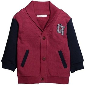 Resim Zeyland Erkek Bebek Aplikeli Şal Yaka Hırka (9Ay-4Yaş) 