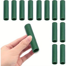 Resim 15 Adet Sağlam Bahçe Bitki Destek Bağlantı Parçaları - Domates, Bezelye ve Sarmaşıklar için Tutuculu Tırmanma Klipsleri - İç/Dış Mekan Kullanımı, Yeşil Renk, Çardaklar, Kazıklar ve Yükseltilmiş Saksılar için Uygun - Ev Bahçeleri, Seralar ve Ticari Tarım Alanları için İdeal, Dayanıklı Plastik, Şehirli Bahçıvanlar 