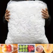 Resim 300/500 Adet Esnek Plastik Gıda Sarma Kapakları - Yeniden Kullanılabilir Uzanabilir BPA İçermeyen Şeffaf Plastik Torbalar Kase ve Meyve için - Katlanabilir Mutfak Saklama Çözümü, Taze Tutucu Aksesuarlar Ev Kullanımı, Meyve Koruma 