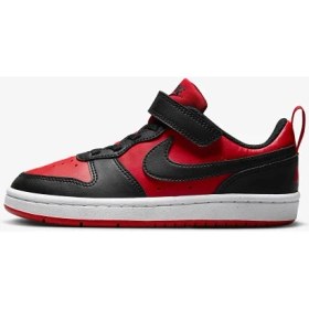 Resim Nike Siyah - Kırmızı Erkek Çocuk Yürüyüş Ayakkabısı DV5457-600 Court Borough Low Ps 