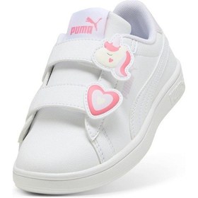 Resim Puma Smash 3.0 Badges V Inf Ayakkabı Kız Çocuk Siyah 