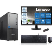 Resim Lenovo Thinkcentre Neo 50T Gen5 Intel Core I7 14700 64GB Ddr5 256GB SSD 27 Inç Monitör Freedos Nvidia GT1030 4gb Masaüstü Bilgisayar 10302712UAS0GL00F21 + Zetta Flash Bellek 