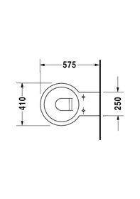Resim Duravıt Starck 1 Asma Klozet 0210390075 