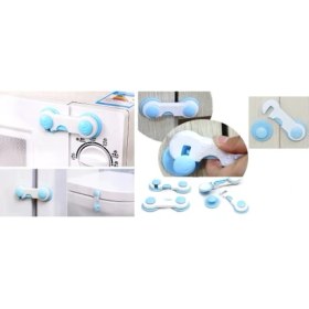 Resim Hsc Bilişim Çocuk Koruma Kilidi - Geçmeli 2 Adet Dolap Kilidi 