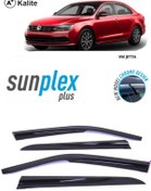 Resim SUNPLEX Vw Jetta 2010-2017 Modeller Için Cam Rüzgarlığı (mugen) 4 Prç. 1.sınıf Kalite 