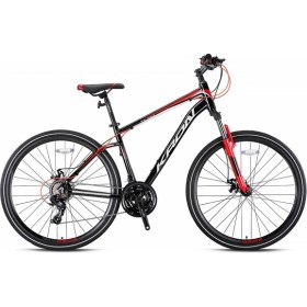 Resim Kron TX100 28 Jant Trekking Bisikleti M.disk 18''siyah-Kırmızı 