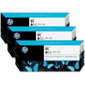 Resim Tonersepeti Hp 91-c9480a Mat Siyah Kartuş 3'lü Paket 