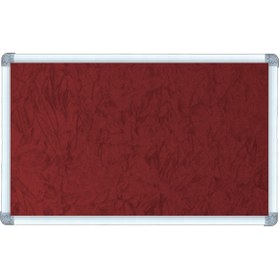 Resim 90x120 Alüminyum Çerçeve Kumaş Kaplı Pano - Mantar Pano - Kumaşlı Pano - Okul Panosu - Sınıf Panosu 