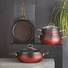 Resim Sıla 3023 Granit 7 Parça Güveç Tencere Seti 